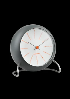 Arne Jacobsen Clocks Bankers Bordur Ø11 cm mørk grå
