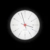 Arne Jacobsen Clocks Bankers Veggur Ø12 cm hvit/sort/rød