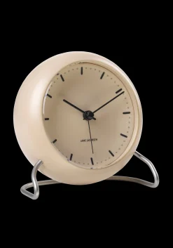 Arne Jacobsen Clocks City Hall Bordur Ø11 cm sandy beige