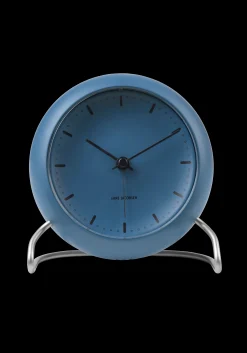 Arne Jacobsen Clocks City Hall Bordur Ø11 cm stone blue