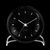 Arne Jacobsen Clocks City Hall Bordur Ø11 cm sort