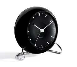 Arne Jacobsen Clocks City Hall Bordur Ø11 cm sort