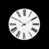 Arne Jacobsen Clocks Roman Veggur Ø16 cm hvit/sort