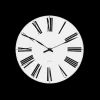 Arne Jacobsen Clocks Roman Veggur Ø21 cm hvit/sort