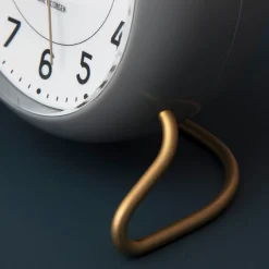 Arne Jacobsen Clocks Station Bordur Ø11 cm grå/hvit