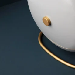 Arne Jacobsen Clocks Station Bordur Ø11 cm grå/hvit