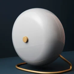 Arne Jacobsen Clocks Station Bordur Ø11 cm grå/hvit