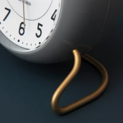 Arne Jacobsen Clocks Station Bordur Ø11 cm grå/hvit