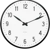 Arne Jacobsen Clocks Station Veggur Ø29 cm hvit/sort