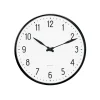 Arne Jacobsen Clocks Station Veggur Ø21 cm hvit/sort