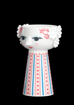 Bjørn Wiinblad Eva Lysestake H14 cm støvet rød - Kjøp nå