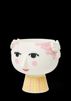 Bjørn Wiinblad Eva Potteskjuler på fot Ø15.5 cm pink