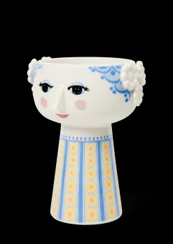 Bjørn Wiinblad Eva Vase H18.5 cm blå - Kjøb her