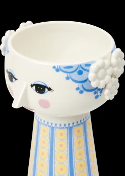 Bjørn Wiinblad Eva Vase H18.5 cm blå - Kjøb her