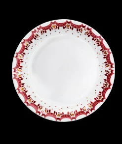 Bjørn Wiinblad Guirlande Juletallerken Ø28.5 cm rød