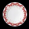 Bjørn Wiinblad Guirlande Juletallerken Ø20 cm rød
