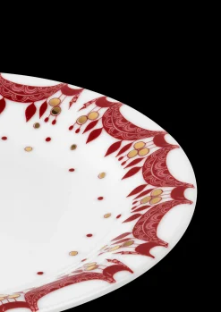 Bjørn Wiinblad Guirlande Juletallerken Ø20 cm rød