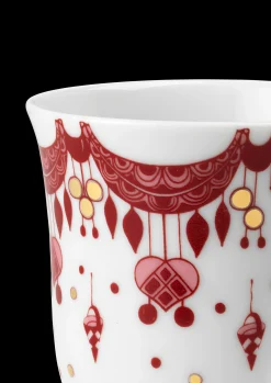 Bjørn Wiinblad Guirlande Julekrus 35 cl rød