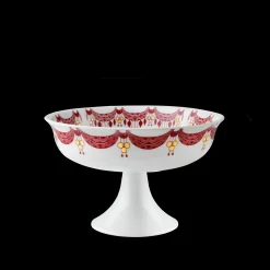 Bjørn Wiinblad Guirlande Skål med stett Ø16.5 cm rød