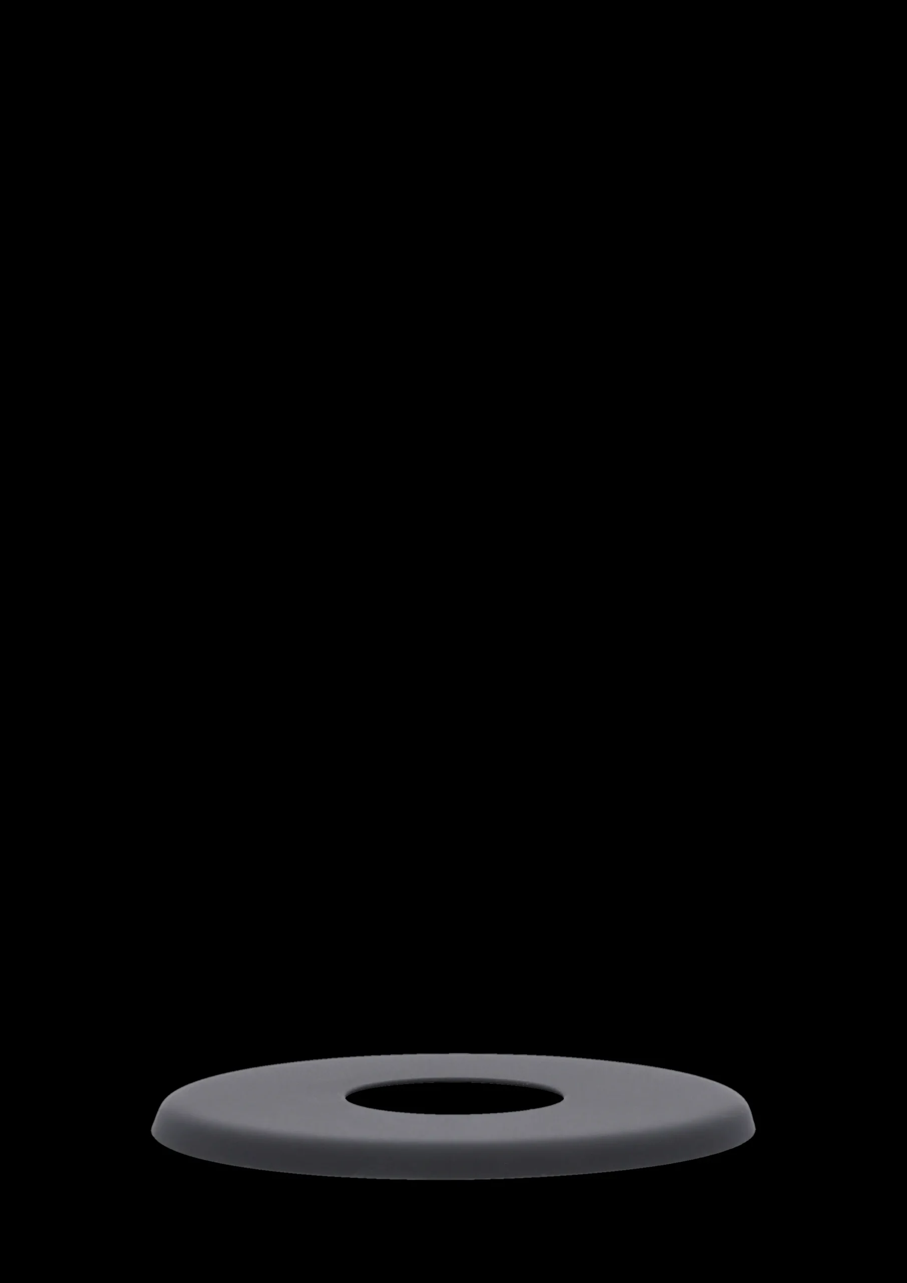 Design With Light Metalltopp Plate – Sort | Reservedel til Lanterne H25 cm