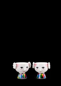 Eva Telysholdere Ø6.5 cm – Rosa Tivoli-design, 2 stk.