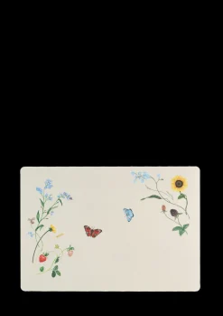 Hammershøi Summer Dekkebrett – Hvit med Dekorasjon