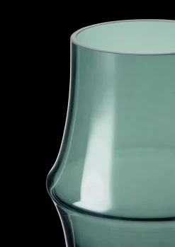Holmegaard ARC Vase H21 mørk grønn