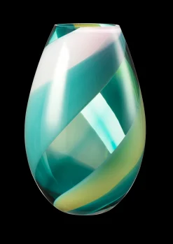 Holmegaard Archives Cocoon Vase H45 cm lake - Kjøp nå