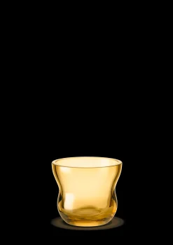 Holmegaard Calabas Telyslykt Ø8.5 cm amber