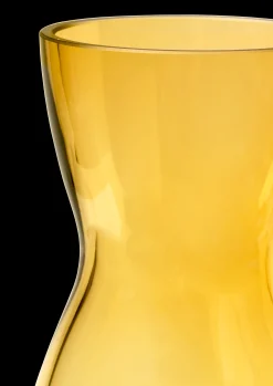 Holmegaard Calabas Vase H16 amber