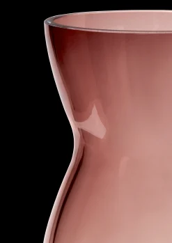 Holmegaard Calabas Vase H21 burgundy