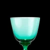Holmegaard Flow Glass med stett 35 cl emerald green
