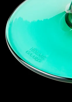 Holmegaard Flow Glass med stett 35 cl emerald green