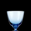 Holmegaard Flow Glass med stett 35 cl blå