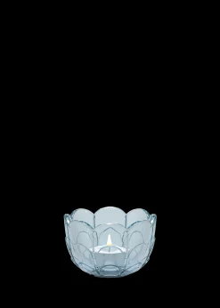 Holmegaard Lily Telyslykt Ø7 cm blue iris - Kjøp nå