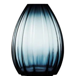 Holmegaard 2Lip Vase H45 mørk blå