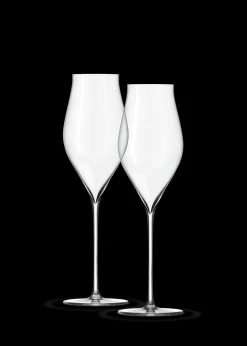 Holmegaard Notes Champagneglass 38 cl klar 2 stk.