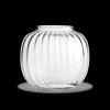 Holmegaard Primula Oval Vase H17.5 klar