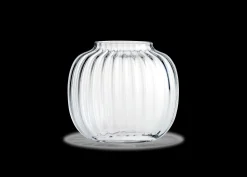 Holmegaard Primula Oval Vase H17.5 klar
