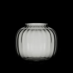 Holmegaard Primula Vase H12.5 smoke