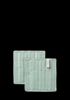 Holmegaard Textiles Beta Gryteklut 22x22 cm mint 2 stk.