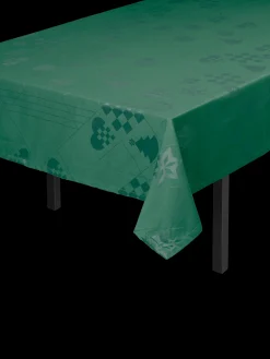 Holmegaard Textiles Natale Damaskduk 150x320 cm grønn
