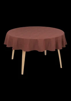 JUNA Basic rund duk, sjokoladebrun, Ø170 cm – Kjøp her