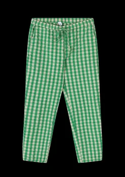 JUNA Bæk&Bølge Barbara pants XS grønn/sand - Kjøp nå