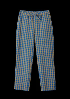 JUNA Bæk&Bølge Barbara pants XS blå/oker