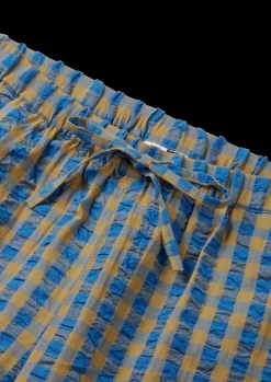 JUNA Bæk&Bølge Barbara pants XS blå/oker