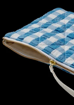 JUNA Bæk&Bølge Dalila Toiletbag 20x14 cm blå/bjørk