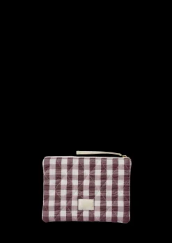 JUNA Bæk&Bølge Dalila Toiletbag 20x14 cm Chocolate/Hvit