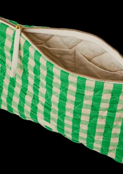 JUNA Bæk&Bølge Karla Toalettmappe grønn/sand – Rosendahl.com