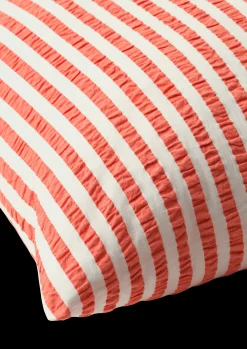 JUNA Bæk&Bølge Lines Putetrekk 63x60 cm chili/bjørk DK